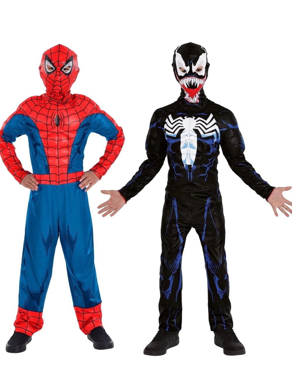 Reversible Venom & Spider-Man Muscle Costume for Kids